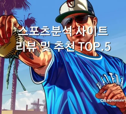 스포츠분석 사이트 리뷰 및 추천 TOP.5