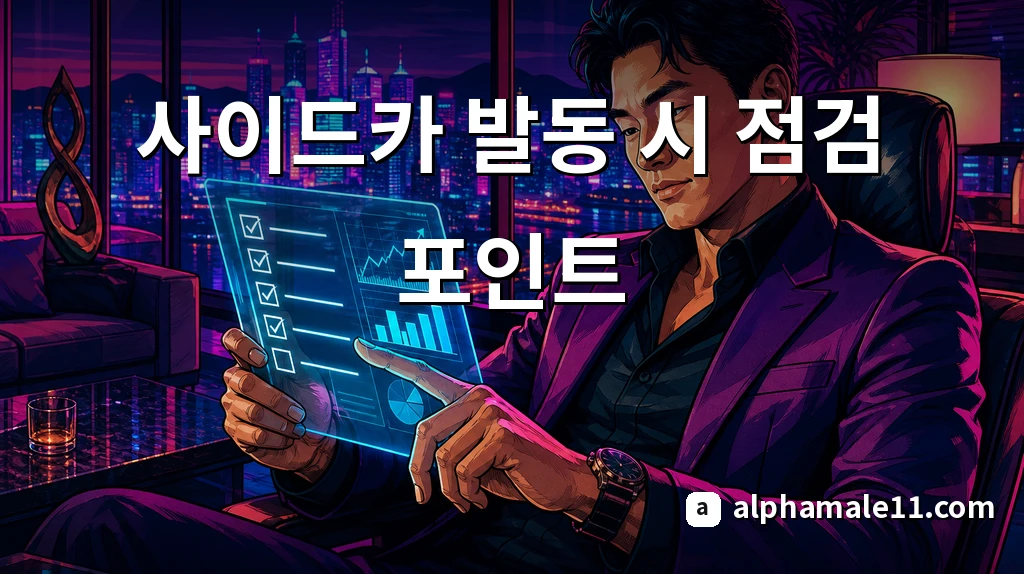 사이드카 발동 시 점검 포인트