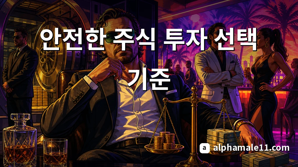 안전한 주식 투자 선택 기준