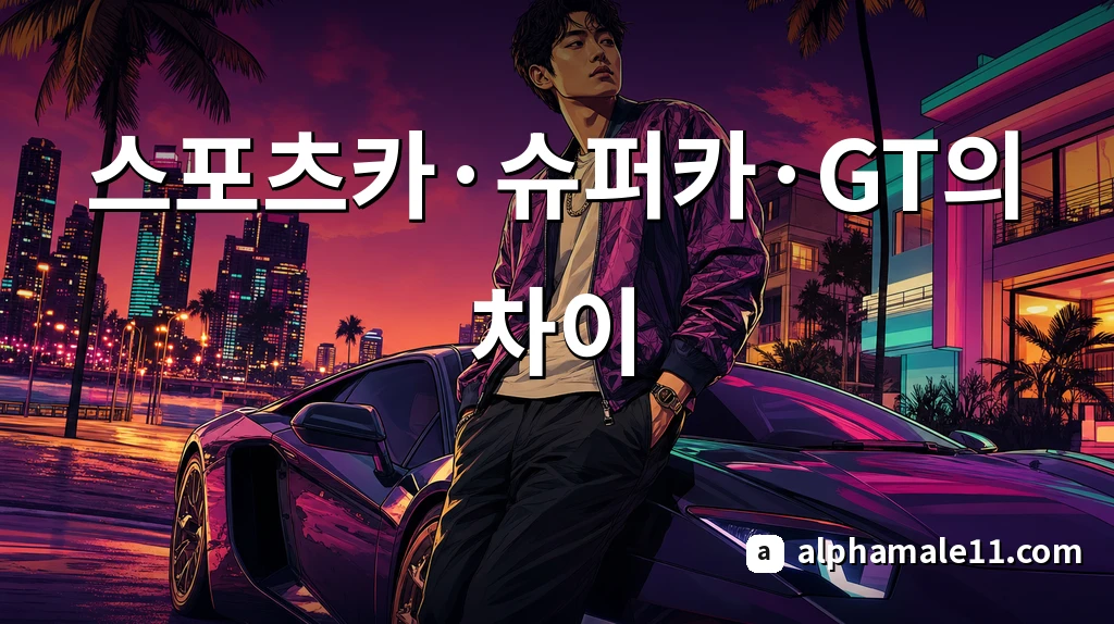 스포츠카와 슈퍼카의 차이