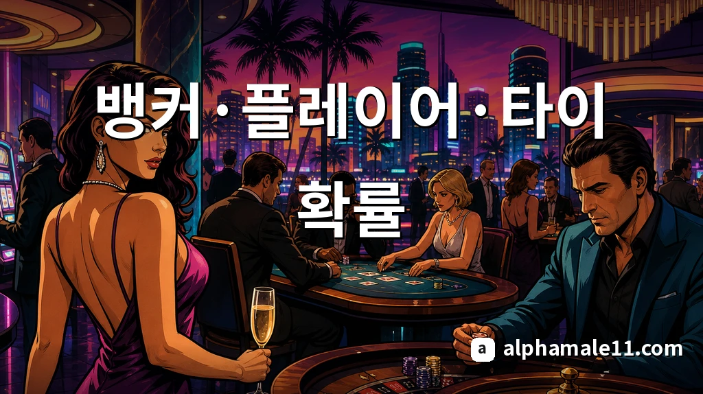 바카라 확률과 하우스 엣지
