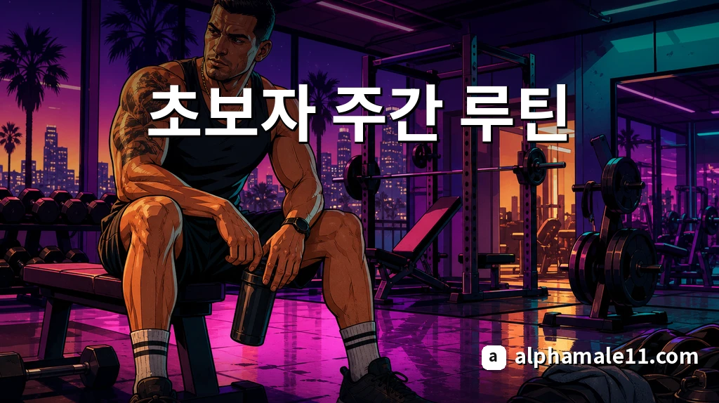 초보자 주간 루틴