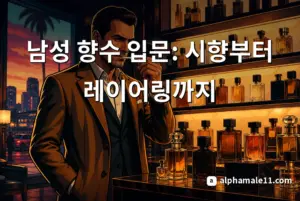 남성 향수 입문: 시향부터 레이어링까지