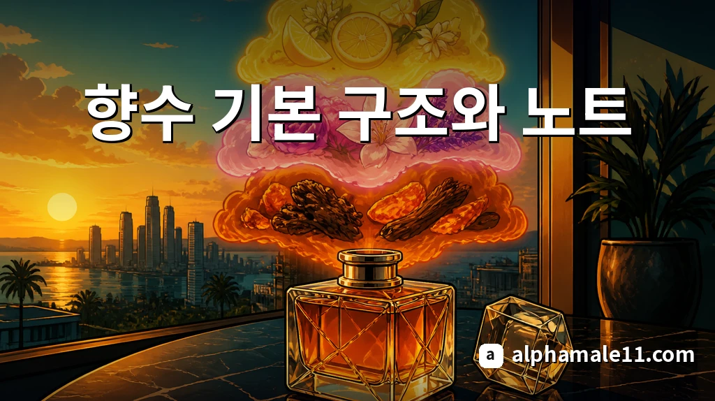 남성 향수 향수 기본 구조와 노트