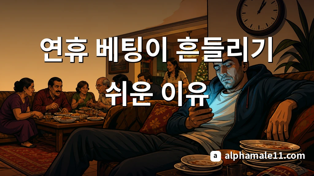 연휴 베팅이 흔들리기 쉬운 이유