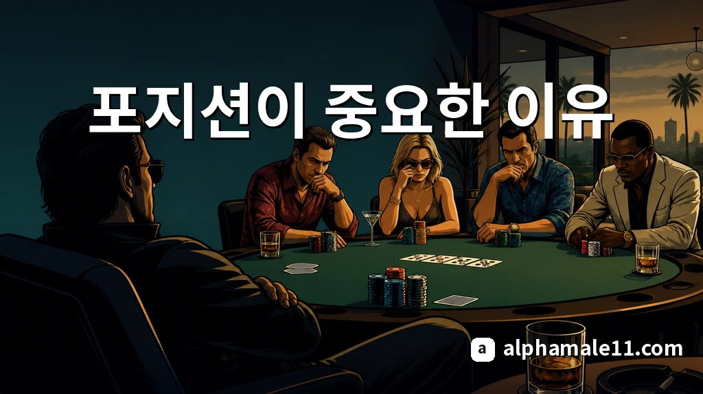 홀덤 포지션 포지션이 중요한 이유