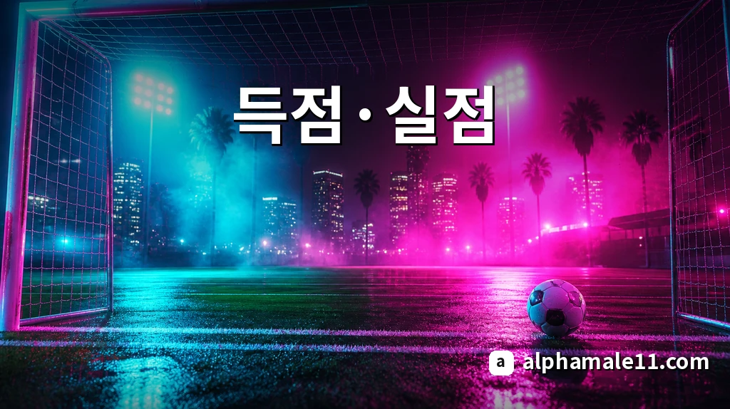 득점·실점 지표로 라인 해석하기