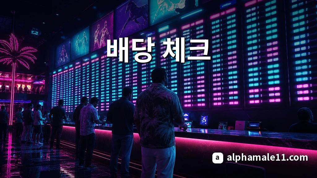 아시안게임 배당 체크리스트