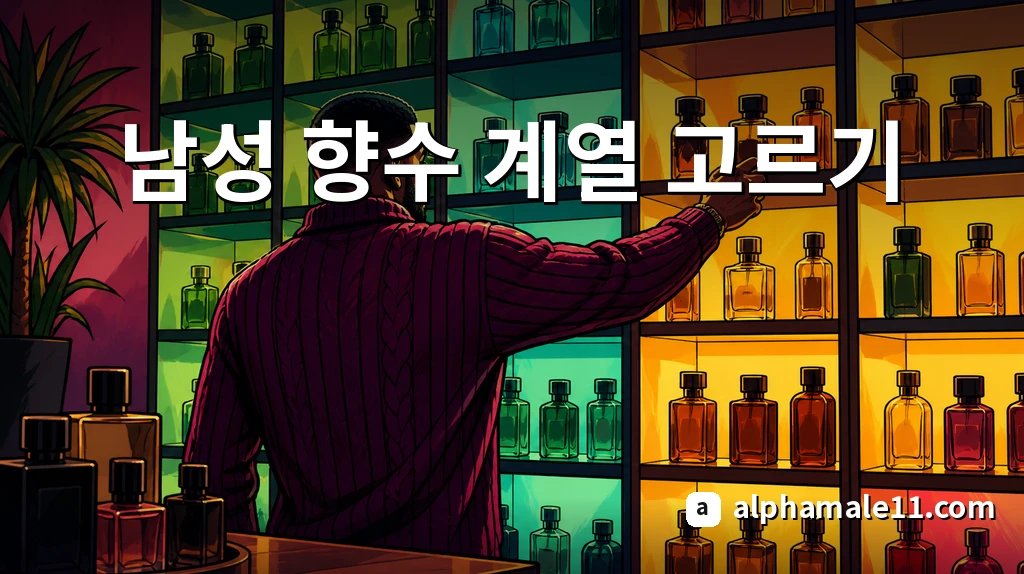 남성 향수 계열 고르기
