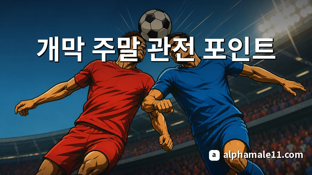 2026/27 EPL 개막 개막 주말 관전 포인트