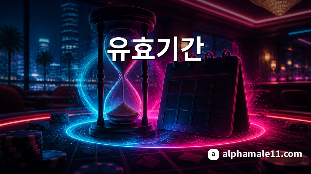 보너스 유효기간과 출금 한도