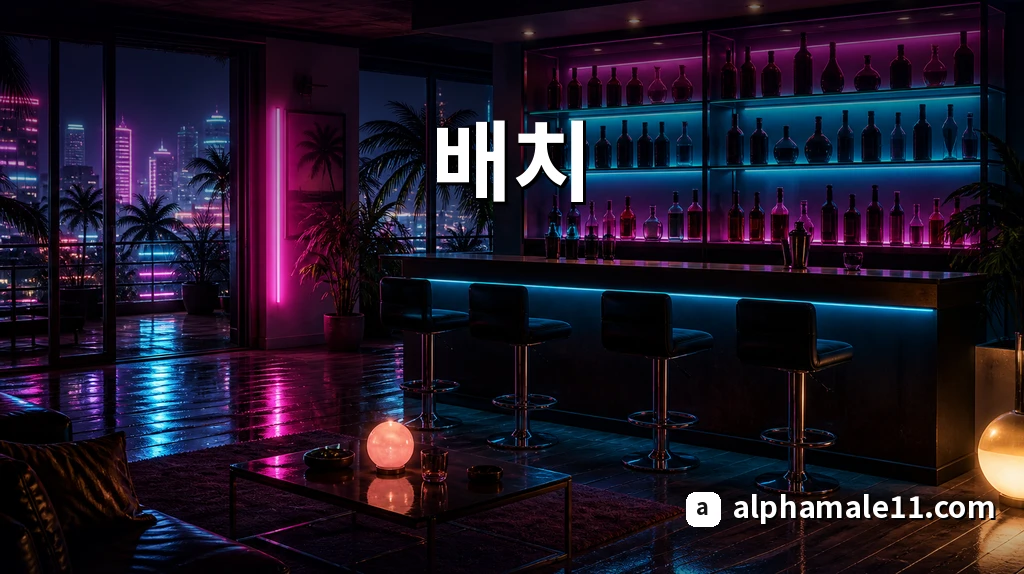 홈 바 배치와 공간 활용