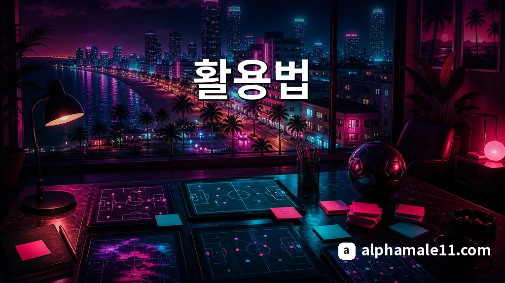 축구 분석 데이터 활용법