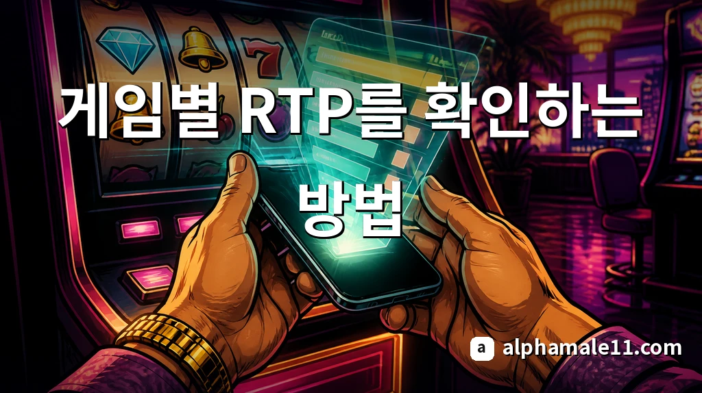 온라인 슬롯 RTP 게임별 RTP를 확인하는 방법