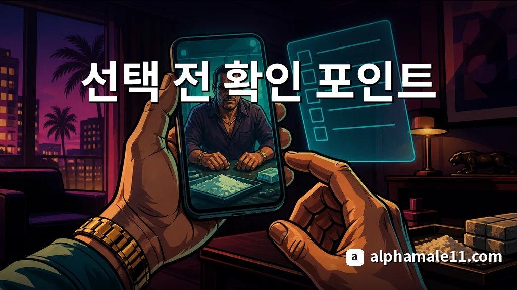 라이브 카지노 선택 전 확인 포인트