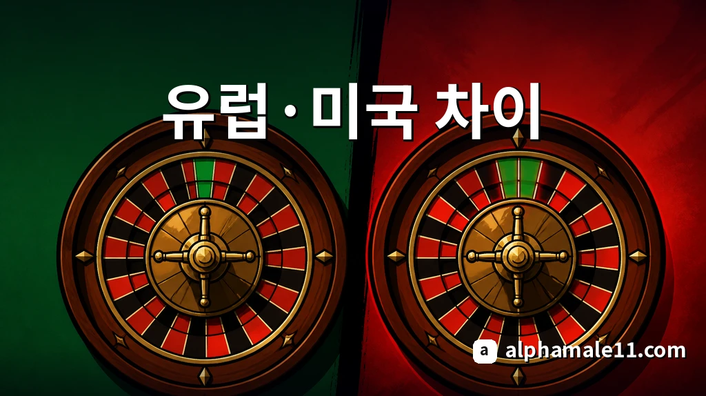 룰렛 유럽·미국 차이