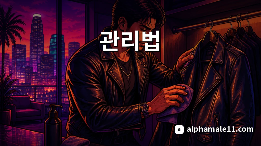관리법 — 로프트 옷장의 가죽 컨디셔너와 자켓