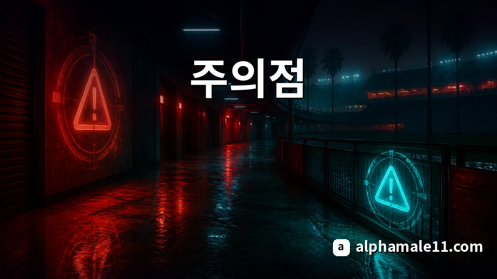언오버 베팅 시 주의점