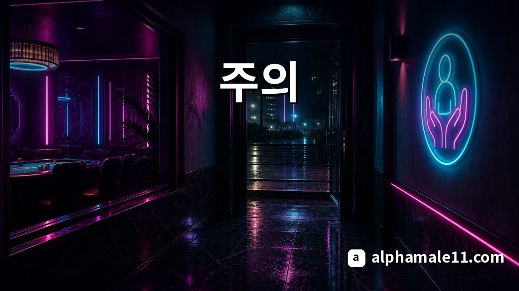 책임 있는 포커 이용 주의