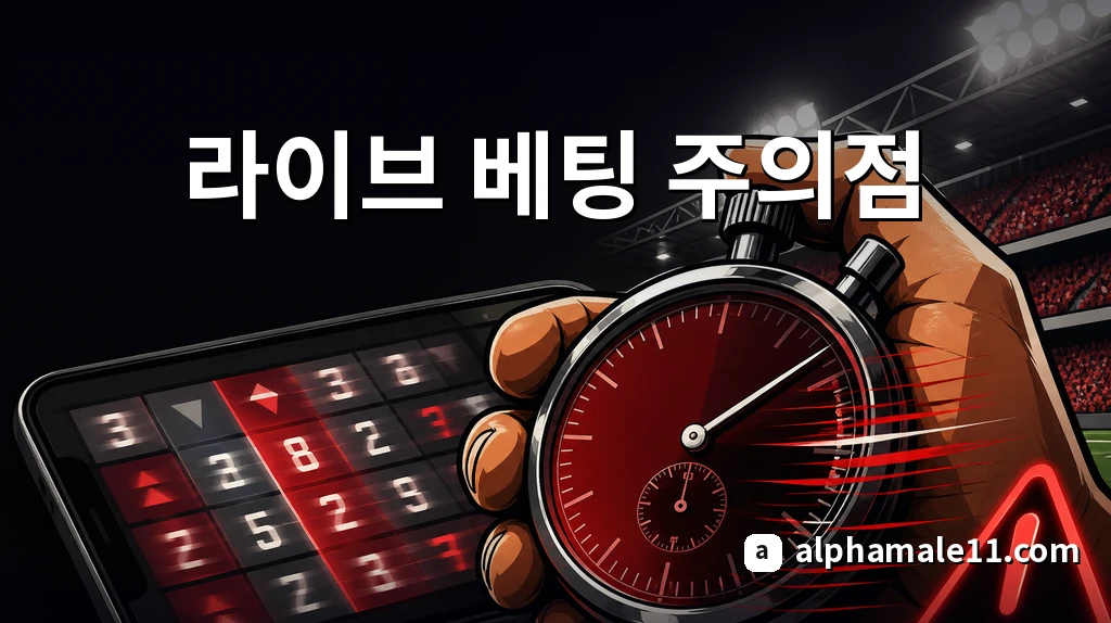 연휴 스포츠 베팅 라이브 베팅 주의점
