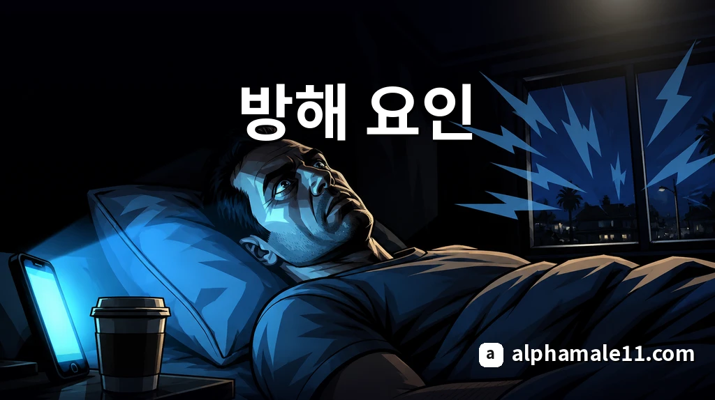 수면 최적화 방해 요인