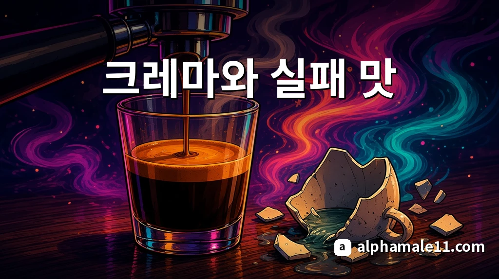 크레마와 실패 맛