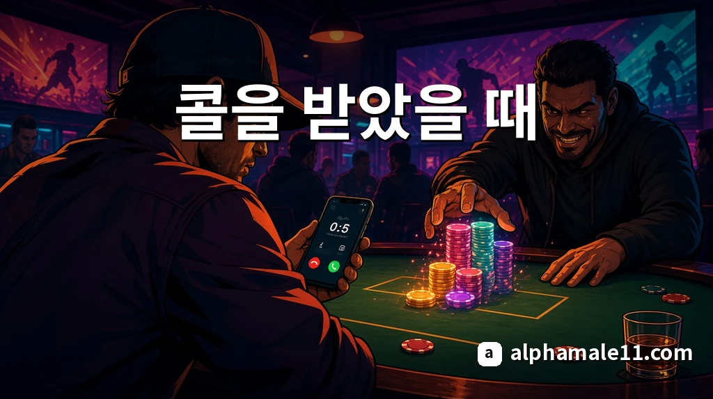 콜을 받았을 때
