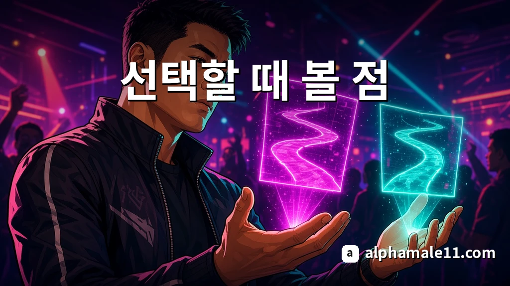 선택할 때 볼 점